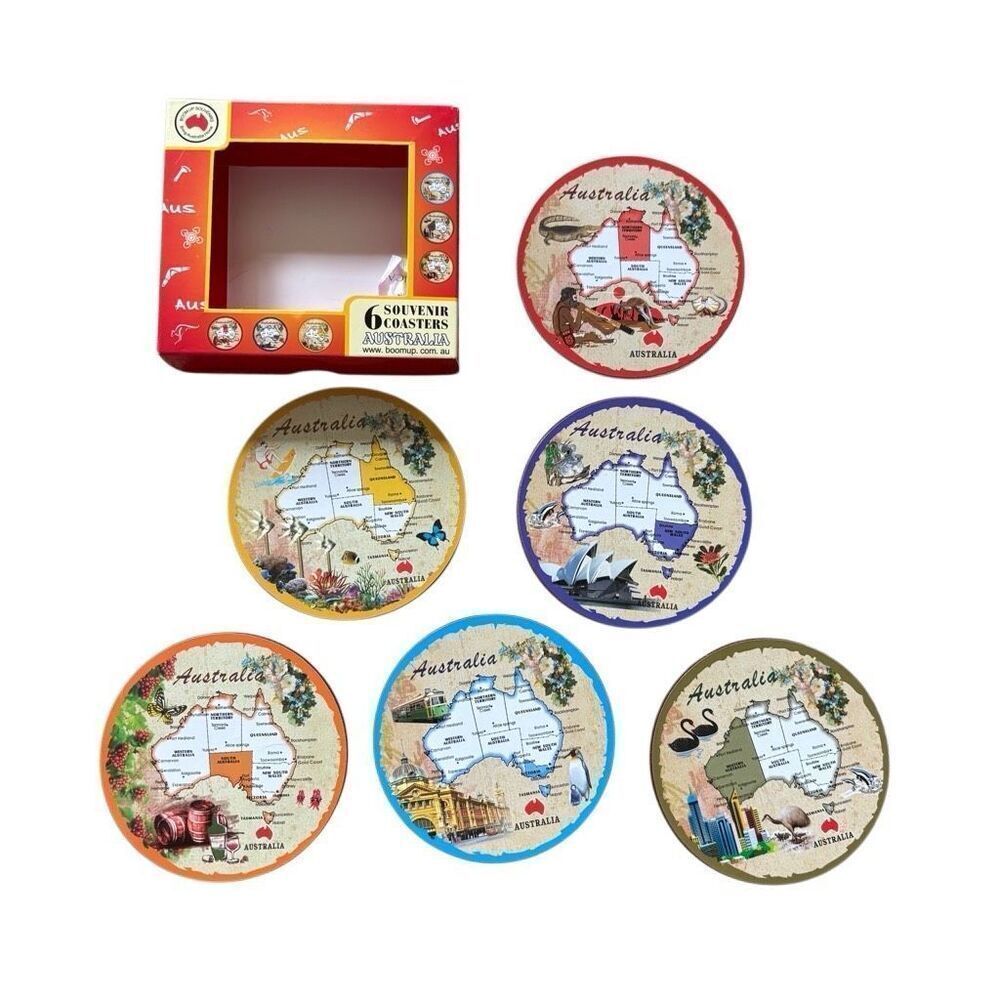 Australia Souvenir Round Drink Coasters